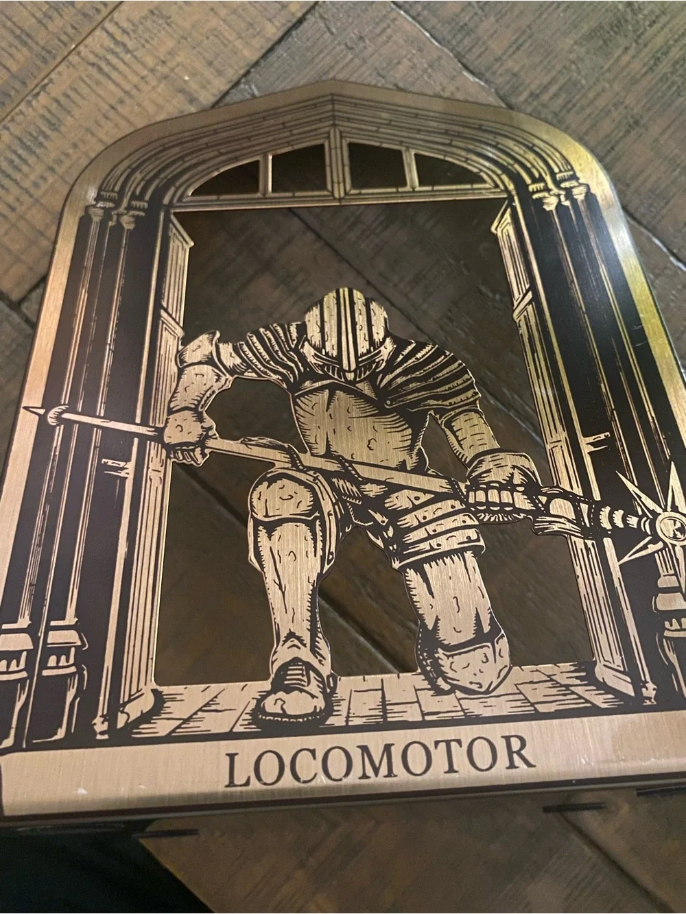 Harry Potter Metal Copper colored bookends, Locomotor and Piertotum